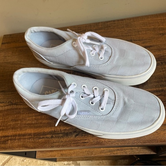 Van Canvas Baby Blue‎ Shoes platform Size 8 - Picture 1 of 7